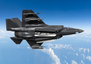 F-35 with open Weapons Bay