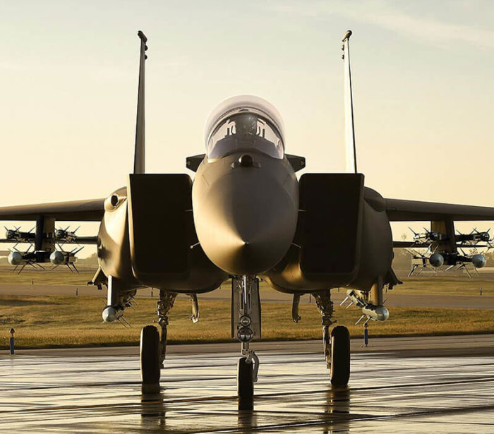 F-15 Eagle head-on