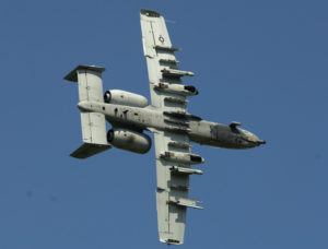 A-10 Warthog showing underside