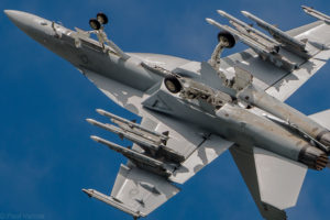 F/A-18 Super Hornet showing missile payload